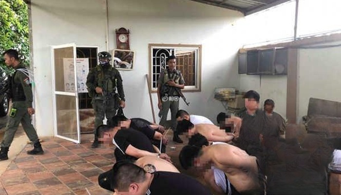 抓捕大量在柬从事网络咋骗的犯罪人员
